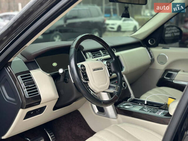 Чорний Ленд Ровер Рендж Ровер, об'ємом двигуна 5 л та пробігом 200 тис. км за 29000 $, фото 10 на Automoto.ua