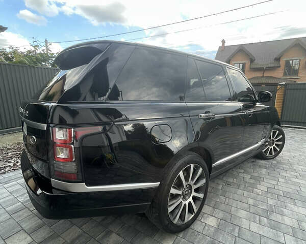 Черный Ленд Ровер Рендж Ровер, объемом двигателя 4.37 л и пробегом 210 тыс. км за 39999 $, фото 5 на Automoto.ua