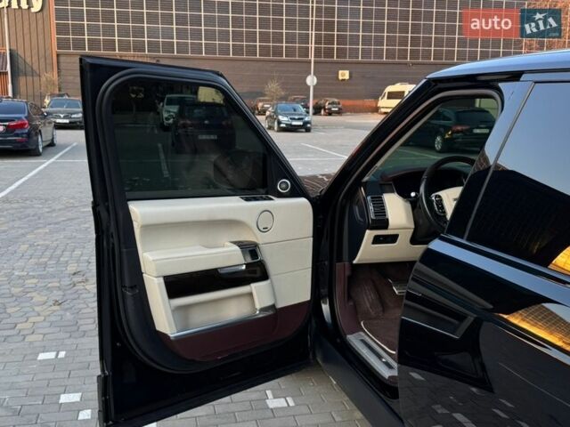 Черный Ленд Ровер Рендж Ровер, объемом двигателя 5 л и пробегом 206 тыс. км за 29500 $, фото 18 на Automoto.ua