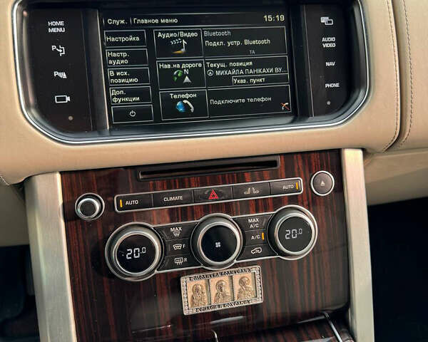 Черный Ленд Ровер Рендж Ровер, объемом двигателя 4.37 л и пробегом 220 тыс. км за 40000 $, фото 18 на Automoto.ua