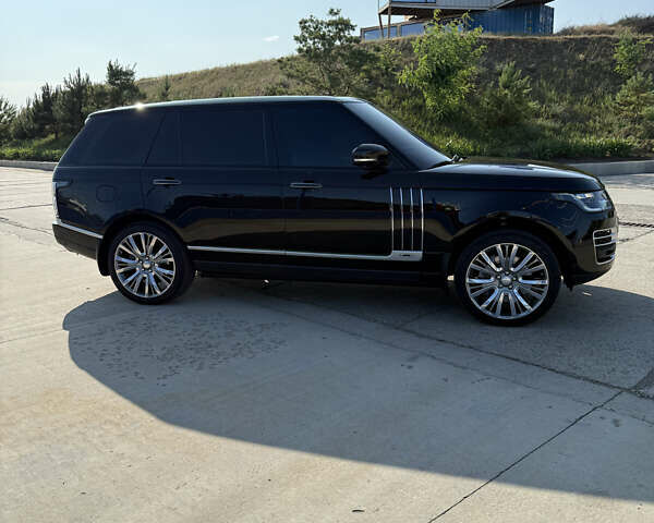 Черный Ленд Ровер Рендж Ровер, объемом двигателя 4.37 л и пробегом 202 тыс. км за 61499 $, фото 2 на Automoto.ua