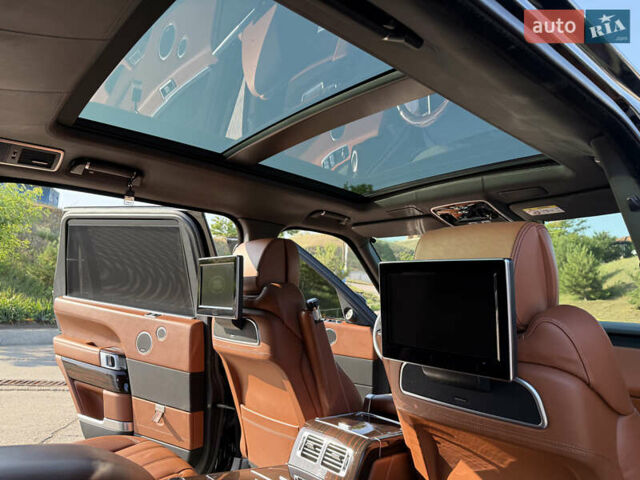 Черный Ленд Ровер Рендж Ровер, объемом двигателя 4.37 л и пробегом 202 тыс. км за 61499 $, фото 37 на Automoto.ua