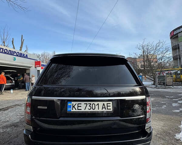 Черный Ленд Ровер Рендж Ровер, объемом двигателя 4.37 л и пробегом 220 тыс. км за 40000 $, фото 3 на Automoto.ua