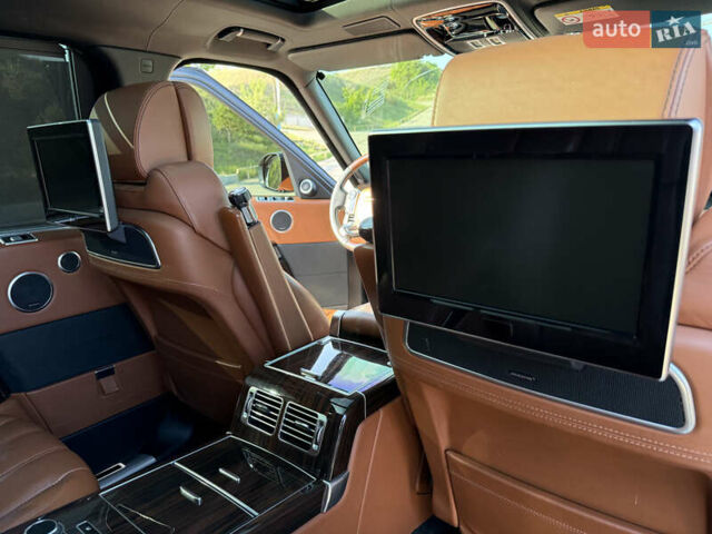 Черный Ленд Ровер Рендж Ровер, объемом двигателя 4.37 л и пробегом 202 тыс. км за 61499 $, фото 60 на Automoto.ua