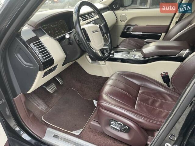 Черный Ленд Ровер Рендж Ровер, объемом двигателя 4.4 л и пробегом 221 тыс. км за 35000 $, фото 8 на Automoto.ua