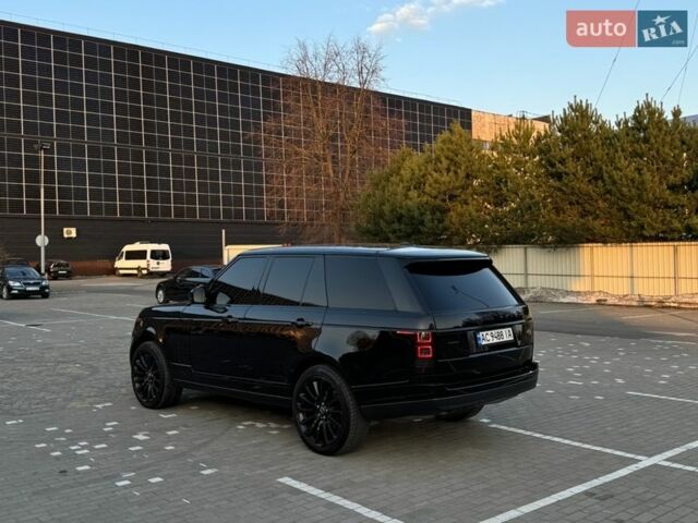 Черный Ленд Ровер Рендж Ровер, объемом двигателя 5 л и пробегом 206 тыс. км за 29500 $, фото 8 на Automoto.ua