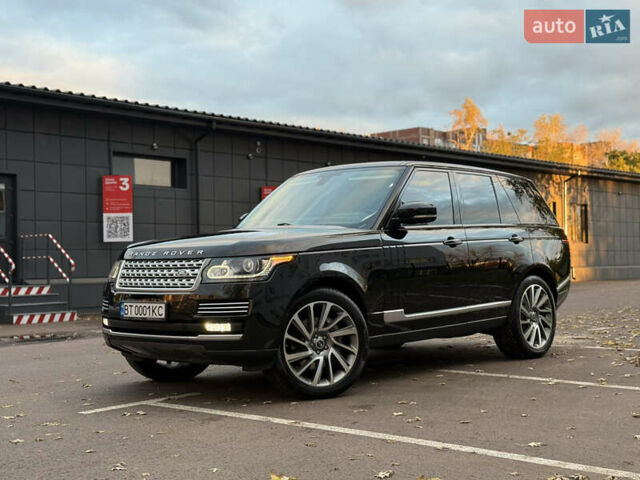 Черный Ленд Ровер Рендж Ровер, объемом двигателя 4.4 л и пробегом 165 тыс. км за 37500 $, фото 4 на Automoto.ua