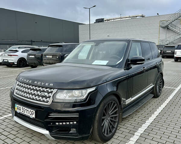 Черный Ленд Ровер Рендж Ровер, объемом двигателя 4.37 л и пробегом 214 тыс. км за 32000 $, фото 7 на Automoto.ua