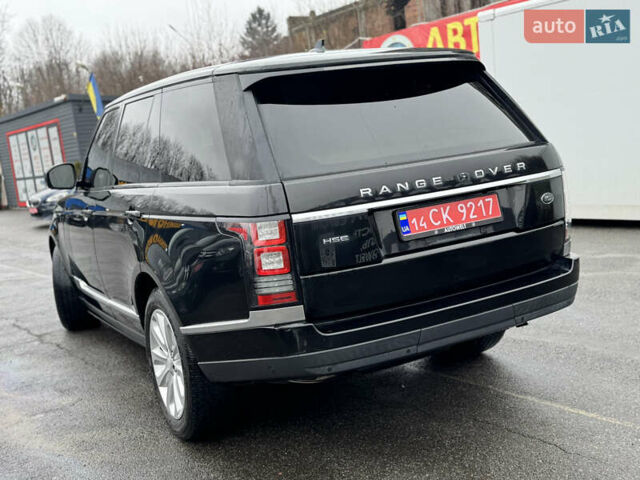 Черный Ленд Ровер Рендж Ровер, объемом двигателя 3 л и пробегом 195 тыс. км за 20800 $, фото 9 на Automoto.ua