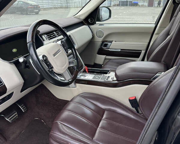 Черный Ленд Ровер Рендж Ровер, объемом двигателя 4.37 л и пробегом 214 тыс. км за 32000 $, фото 22 на Automoto.ua