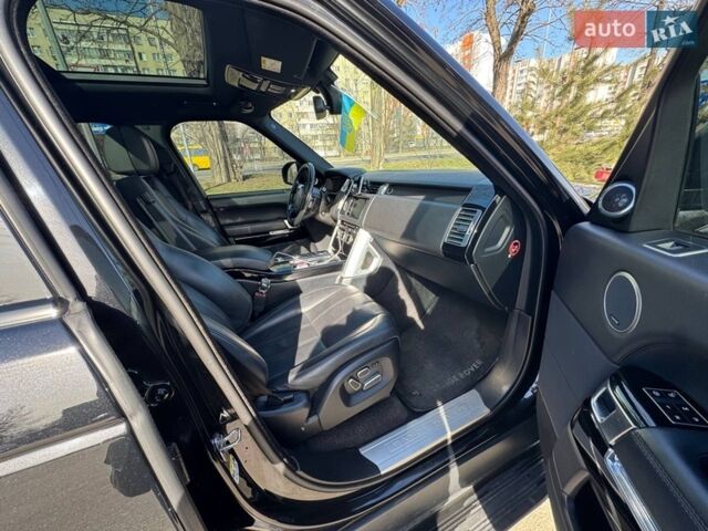 Черный Ленд Ровер Рендж Ровер, объемом двигателя 4.37 л и пробегом 245 тыс. км за 38000 $, фото 13 на Automoto.ua