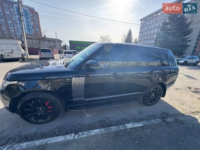 Черный Ленд Ровер Рендж Ровер, объемом двигателя 4.37 л и пробегом 245 тыс. км за 38000 $, фото 1 на Automoto.ua