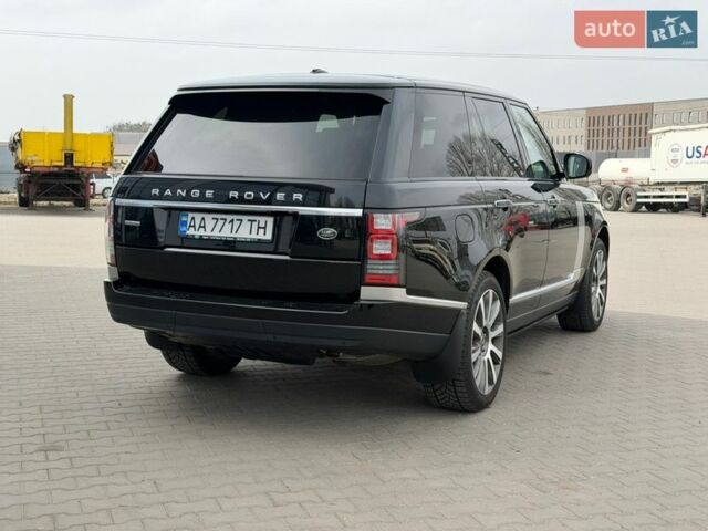 Черный Ленд Ровер Рендж Ровер, объемом двигателя 4.37 л и пробегом 112 тыс. км за 49999 $, фото 7 на Automoto.ua