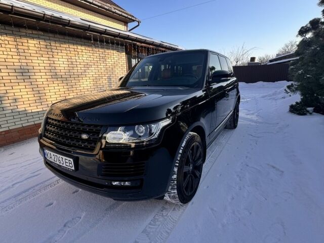 Черный Ленд Ровер Рендж Ровер, объемом двигателя 4.4 л и пробегом 118 тыс. км за 52000 $, фото 1 на Automoto.ua
