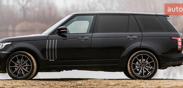 Черный Ленд Ровер Рендж Ровер, объемом двигателя 5 л и пробегом 129 тыс. км за 50000 $, фото 6 на Automoto.ua