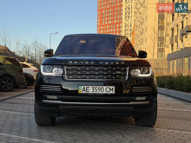 Черный Ленд Ровер Рендж Ровер, объемом двигателя 4.37 л и пробегом 112 тыс. км за 54900 $, фото 2 на Automoto.ua