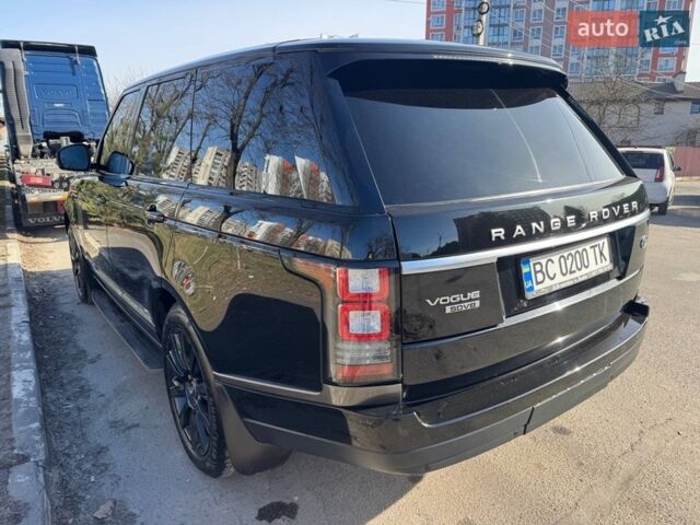 Черный Ленд Ровер Рендж Ровер, объемом двигателя 4.37 л и пробегом 245 тыс. км за 38000 $, фото 8 на Automoto.ua