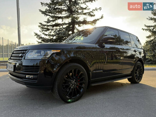 Черный Ленд Ровер Рендж Ровер, объемом двигателя 4.37 л и пробегом 199 тыс. км за 37500 $, фото 1 на Automoto.ua