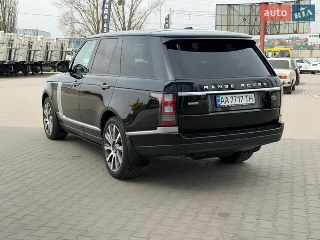 Черный Ленд Ровер Рендж Ровер, объемом двигателя 4.37 л и пробегом 112 тыс. км за 49999 $, фото 5 на Automoto.ua