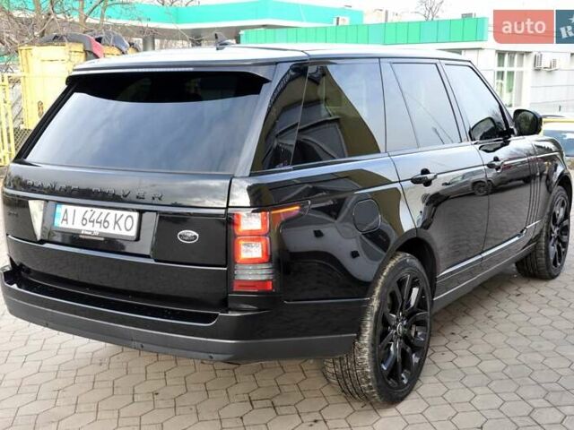 Черный Ленд Ровер Рендж Ровер, объемом двигателя 3 л и пробегом 110 тыс. км за 29500 $, фото 6 на Automoto.ua