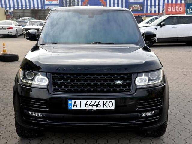 Черный Ленд Ровер Рендж Ровер, объемом двигателя 3 л и пробегом 110 тыс. км за 29500 $, фото 2 на Automoto.ua