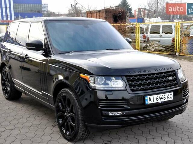 Черный Ленд Ровер Рендж Ровер, объемом двигателя 3 л и пробегом 110 тыс. км за 29500 $, фото 4 на Automoto.ua