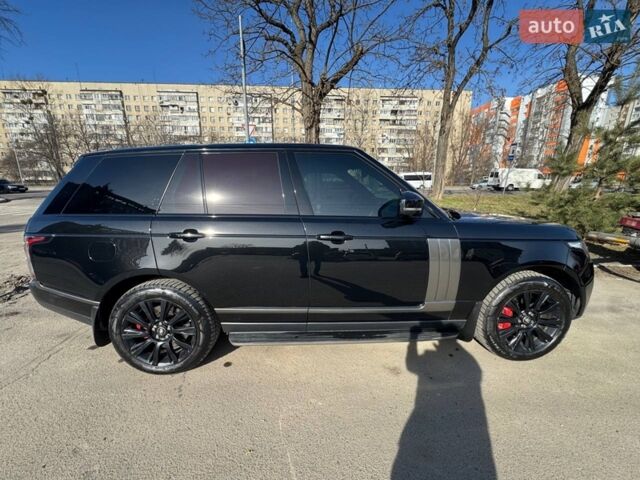 Черный Ленд Ровер Рендж Ровер, объемом двигателя 4.37 л и пробегом 245 тыс. км за 38000 $, фото 4 на Automoto.ua