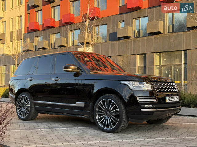 Черный Ленд Ровер Рендж Ровер, объемом двигателя 4.37 л и пробегом 112 тыс. км за 54900 $, фото 6 на Automoto.ua