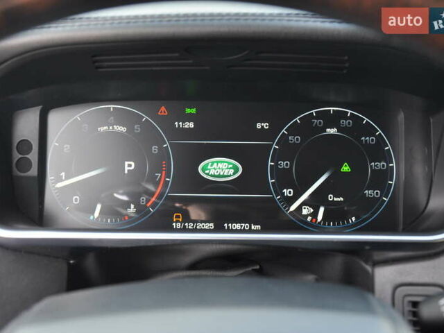 Черный Ленд Ровер Рендж Ровер, объемом двигателя 3 л и пробегом 110 тыс. км за 29500 $, фото 47 на Automoto.ua