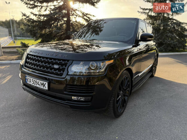 Черный Ленд Ровер Рендж Ровер, объемом двигателя 4.37 л и пробегом 199 тыс. км за 37500 $, фото 8 на Automoto.ua