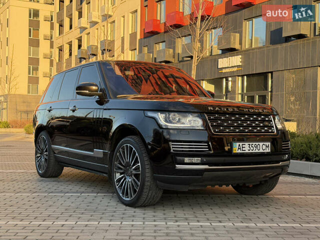 Черный Ленд Ровер Рендж Ровер, объемом двигателя 4.37 л и пробегом 112 тыс. км за 54900 $, фото 4 на Automoto.ua