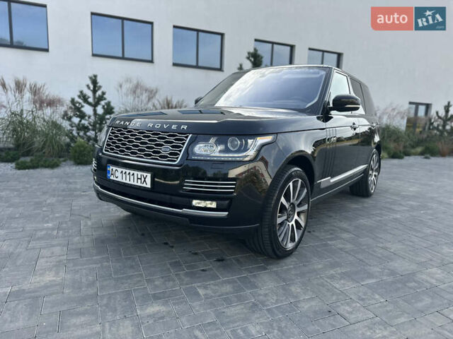 Черный Ленд Ровер Рендж Ровер, объемом двигателя 4.37 л и пробегом 229 тыс. км за 42900 $, фото 1 на Automoto.ua