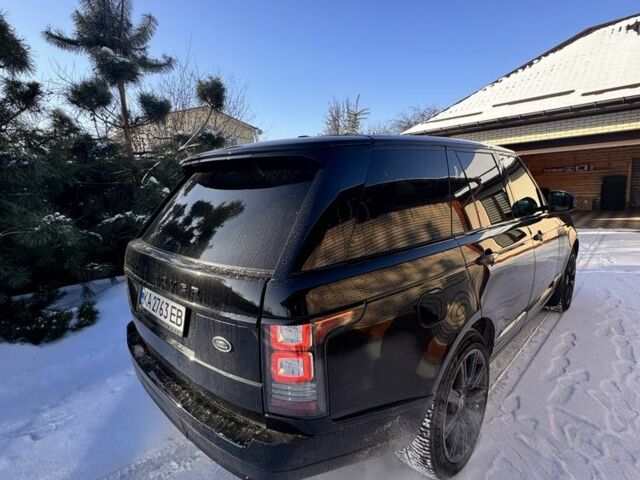 Черный Ленд Ровер Рендж Ровер, объемом двигателя 4.4 л и пробегом 118 тыс. км за 52000 $, фото 3 на Automoto.ua