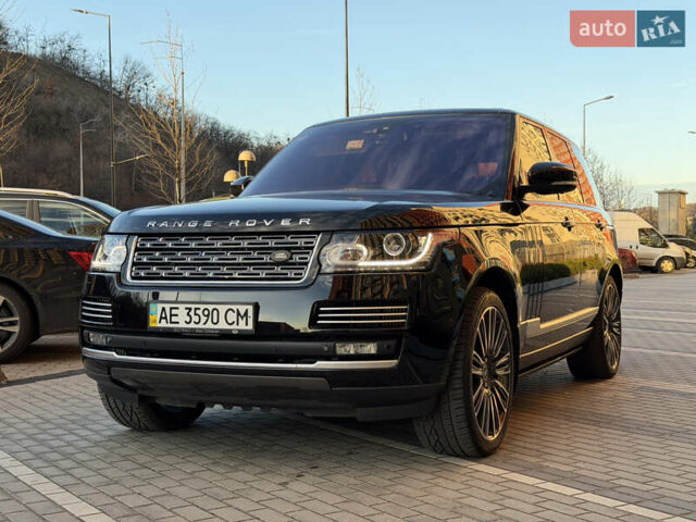 Черный Ленд Ровер Рендж Ровер, объемом двигателя 4.37 л и пробегом 112 тыс. км за 54900 $, фото 1 на Automoto.ua