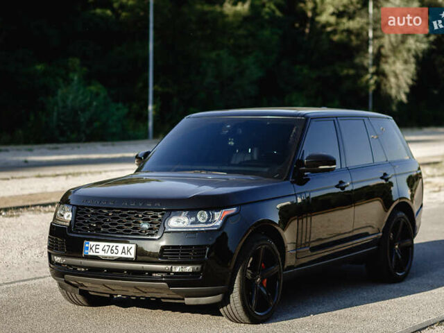 Чорний Ленд Ровер Рендж Ровер, об'ємом двигуна 5 л та пробігом 106 тис. км за 44900 $, фото 1 на Automoto.ua