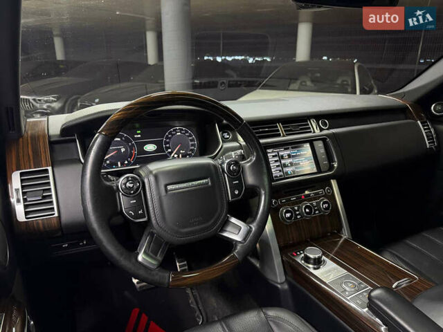 Черный Ленд Ровер Рендж Ровер, объемом двигателя 5 л и пробегом 135 тыс. км за 39900 $, фото 7 на Automoto.ua