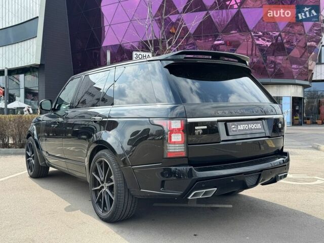 Чорний Ленд Ровер Рендж Ровер, об'ємом двигуна 5 л та пробігом 140 тис. км за 35990 $, фото 4 на Automoto.ua