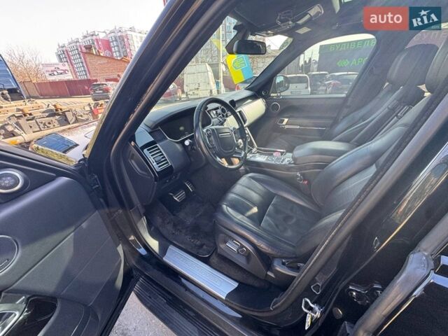 Черный Ленд Ровер Рендж Ровер, объемом двигателя 4.37 л и пробегом 245 тыс. км за 38000 $, фото 9 на Automoto.ua