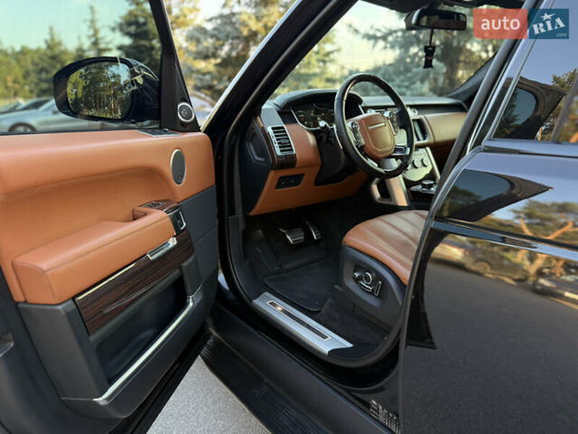 Черный Ленд Ровер Рендж Ровер, объемом двигателя 4.37 л и пробегом 199 тыс. км за 37500 $, фото 10 на Automoto.ua