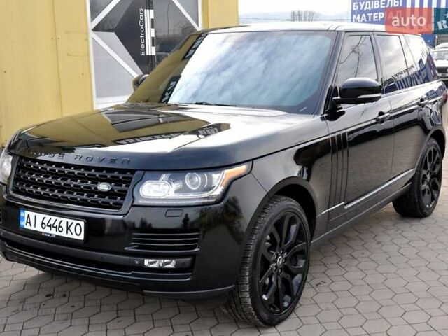 Черный Ленд Ровер Рендж Ровер, объемом двигателя 3 л и пробегом 110 тыс. км за 29500 $, фото 1 на Automoto.ua