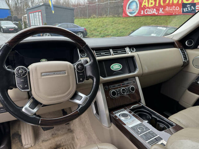 Черный Ленд Ровер Рендж Ровер, объемом двигателя 3 л и пробегом 195 тыс. км за 20800 $, фото 15 на Automoto.ua