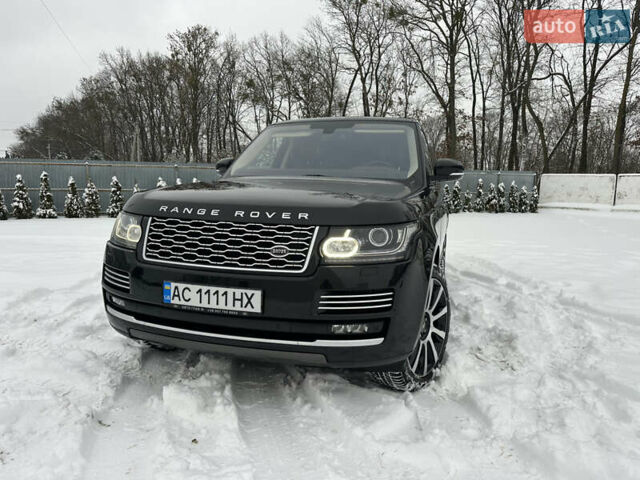 Черный Ленд Ровер Рендж Ровер, объемом двигателя 4.37 л и пробегом 229 тыс. км за 42900 $, фото 2 на Automoto.ua