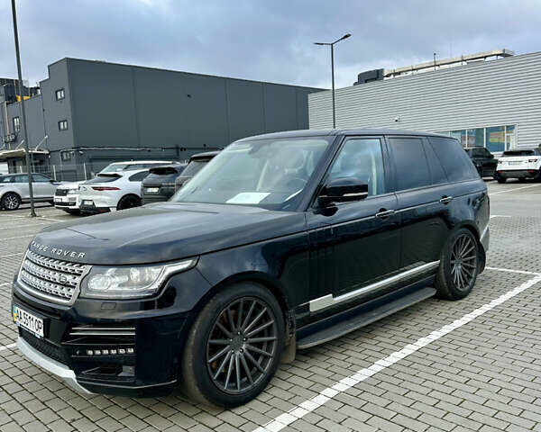 Черный Ленд Ровер Рендж Ровер, объемом двигателя 4.37 л и пробегом 214 тыс. км за 32000 $, фото 6 на Automoto.ua