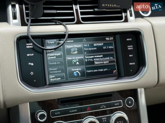 Черный Ленд Ровер Рендж Ровер, объемом двигателя 3 л и пробегом 179 тыс. км за 34900 $, фото 118 на Automoto.ua