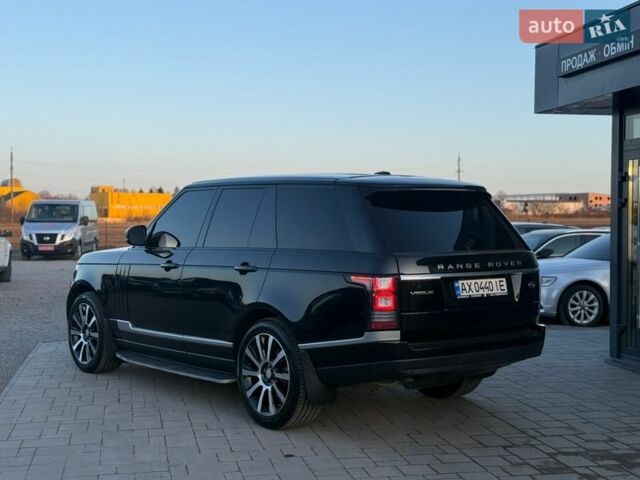Черный Ленд Ровер Рендж Ровер, объемом двигателя 3 л и пробегом 190 тыс. км за 34888 $, фото 7 на Automoto.ua