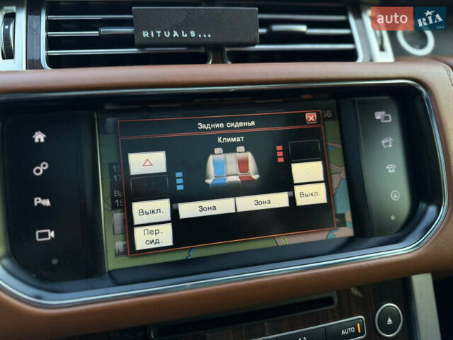 Черный Ленд Ровер Рендж Ровер, объемом двигателя 4.37 л и пробегом 199 тыс. км за 37500 $, фото 28 на Automoto.ua