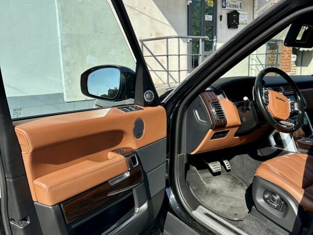 Черный Ленд Ровер Рендж Ровер, объемом двигателя 4.4 л и пробегом 210 тыс. км за 40300 $, фото 4 на Automoto.ua