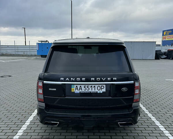 Черный Ленд Ровер Рендж Ровер, объемом двигателя 4.37 л и пробегом 214 тыс. км за 32000 $, фото 3 на Automoto.ua