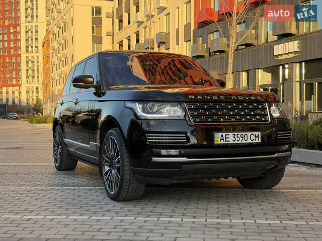 Черный Ленд Ровер Рендж Ровер, объемом двигателя 4.37 л и пробегом 112 тыс. км за 54900 $, фото 3 на Automoto.ua