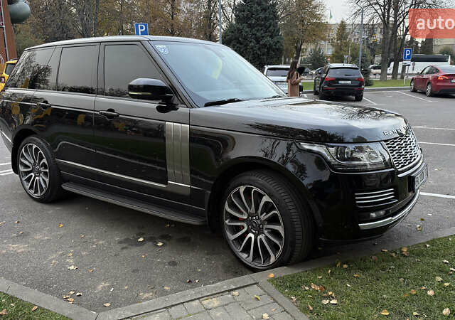 Чорний Ленд Ровер Рендж Ровер, об'ємом двигуна 4.37 л та пробігом 230 тис. км за 40000 $, фото 2 на Automoto.ua